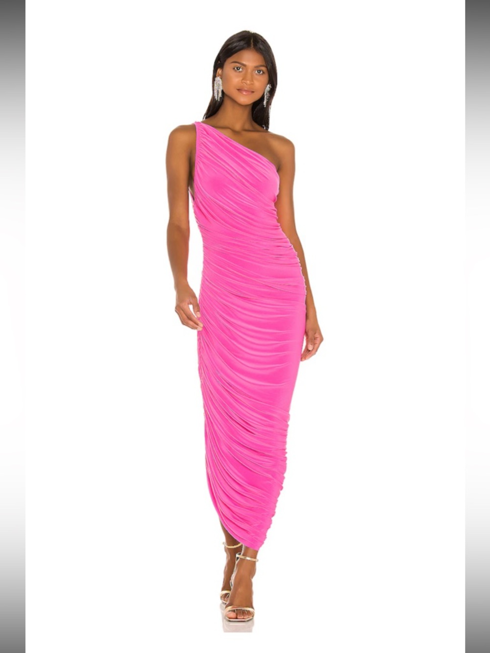 NWT Norma Kamali × REVOLVE Diana Gown in Raspberry Size XXS (see description)
